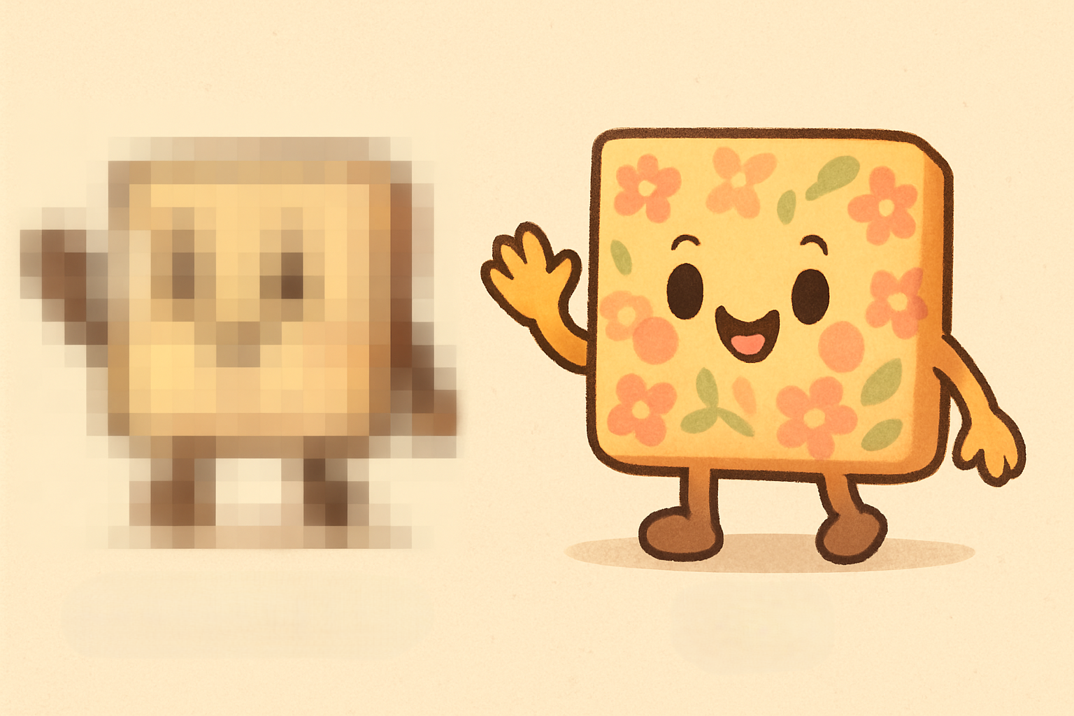 解像度の説明イラスト